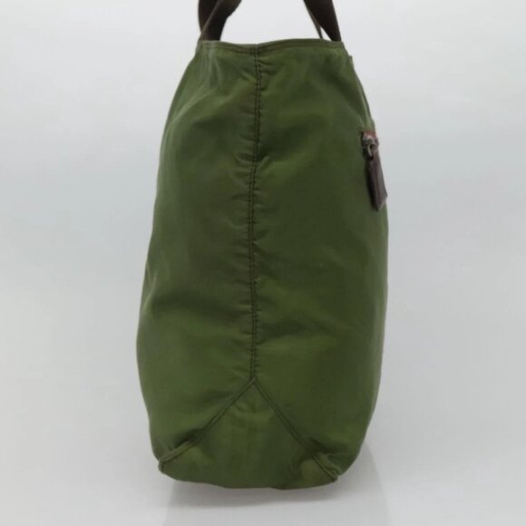 PRADA Tote Bag Nylon Khaki Auth bs22979 - Picture 6 of 16